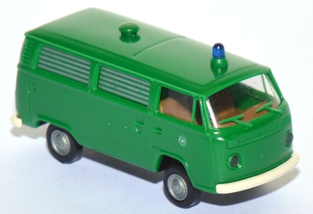 VW T2 Bus Polizei mit vergitterten Fenstern minzgrün