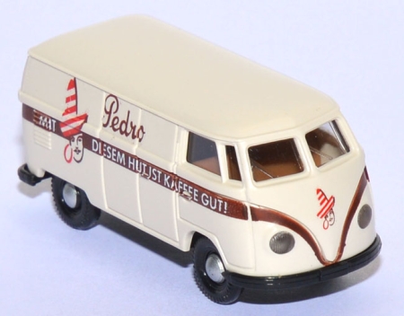 VW T1 Kasten Pedro Kaffee weiß