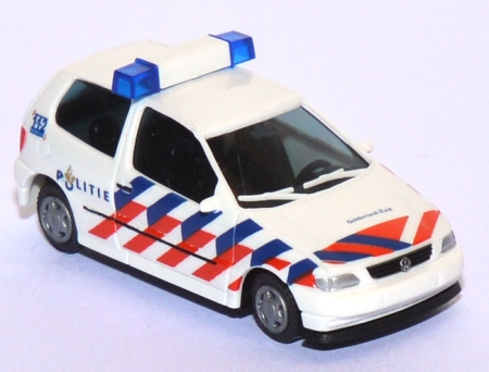 VW Polo Politie Polizei Niederlande / Holland weiß