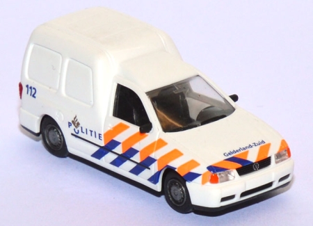 VW Caddy Politie Polizei Gelderland-Zuid Niederlande / Holland weiß