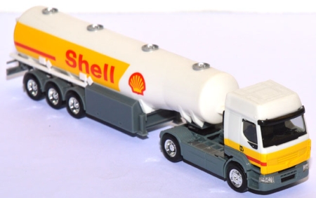 Renault Premium Tanksattelzug Shell weiß