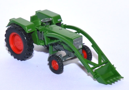 Fendt Farmer 2S Schlepper mit Frontlader grün