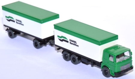 MAN-​Büssing 22.320 UNL Kofferlastzug Haniel Spedition