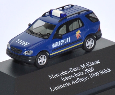 Mercedes-Benz M-Klasse SUV - Interschutz 2000 Augsburg blau
