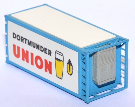 Kühlcontainer 20 ft. Dortmunder Union weiß