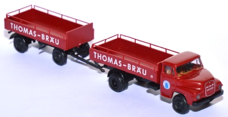 MAN 520 Kurzhauber Bierpritschen-​Lastzug Thomas-​Bräu