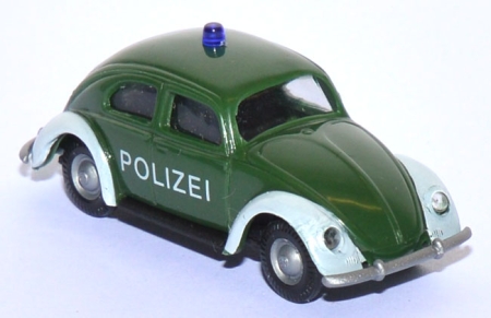 VW Käfer 1200 Brezel Polizei grün