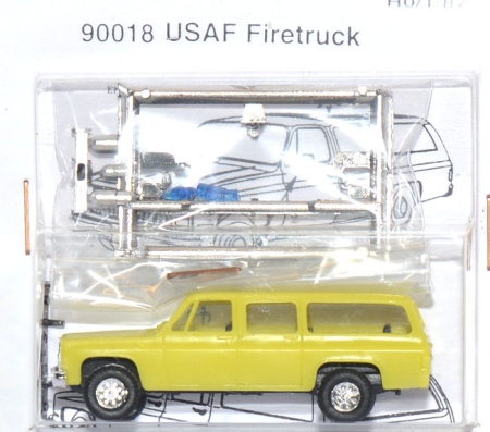 Chevrolet Suburan US Air Force Firetruck Command Feuerwehr gelb