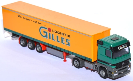 Mercedes-Banz Actros 1840 Gaedinenplanensattelzug Gilles Logistik