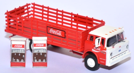 Ford C-150 Stake Bed Coca-Cola mit 2 Getränkeautomaten rot