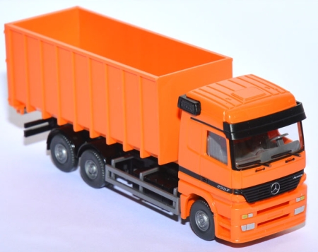 Mercedes-Benz Actros Abrollcontainer-Lkw Meiller rotorange