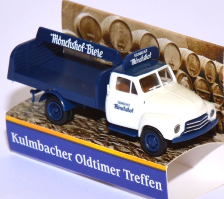 Opel Blitz Getränkepritsche Mönchshof-Biere