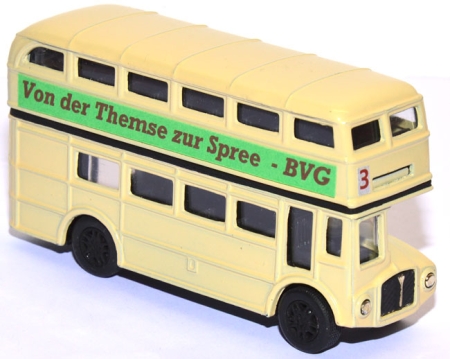 A.E.C. Routemaster Doppeldeckerbus creme