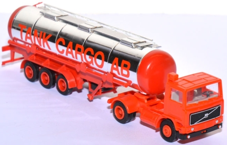 Volvo F 12 Chromtank-Sattelzug Tank Cargo AB rot