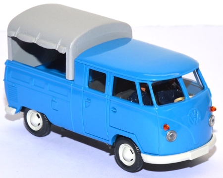 VW T1 Pritsche DK mit Plane himmelblau