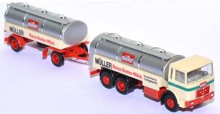 MAN F8 Tanklastzug Müller Reine Butter-Milch