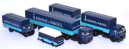 Modellset Kühne & Nagel - MB, MAN, VW