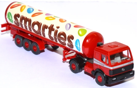 Mercedes-Benz SK 1748 Flüssiggastanksattelzug Smarties rot