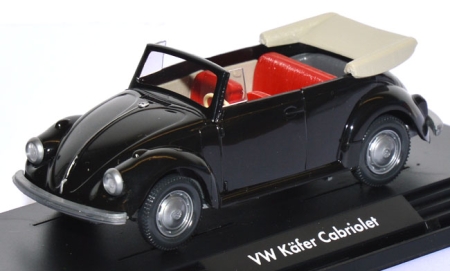 VW Käfer 1500 Cabriolet offen schwarz