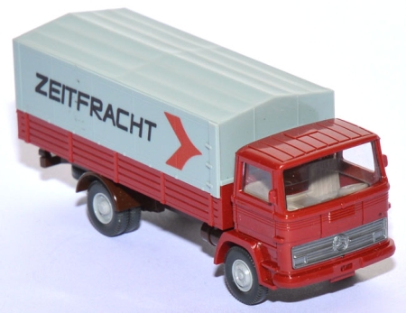 Mercedes-​Benz LP 1317 Pritschen-​LKW Zeitfracht weinrot