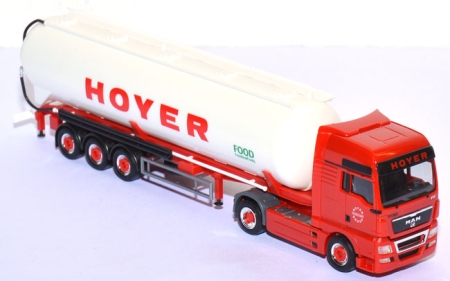 MAN TGX XXL V8 Kippsilo-Sattelzug Hoyer Food rot