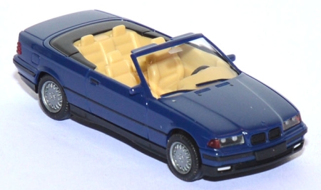 BMW 325i Cabrio (E36) offen blau