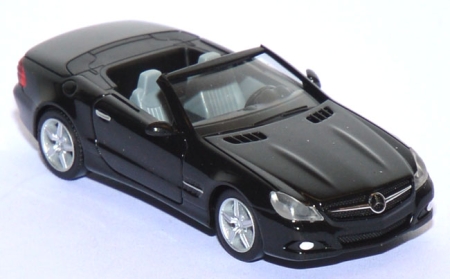 Mercedes-Benz SL-Klasse Cabriolet offen schwarzmetallic