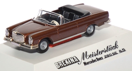 Mercedes-Benz 280 SE 4,5 Cabriolet (W111) offen braunmetallic