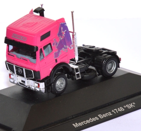 Mercedes-Benz SK 1748 Solozugmaschine 2achsig Eurocab magenta