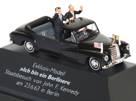 Mercedes-Benz 300 - Staatsbesuch von John F. Kennedy schwarz