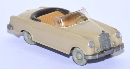 Mercedes-Benz 220 Cabriolet offen hellgelbgrau