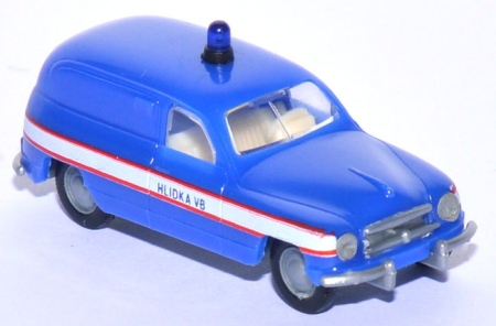 Skoda 1200 Kasten 1952 Hlidka VB Polizei CZ blau