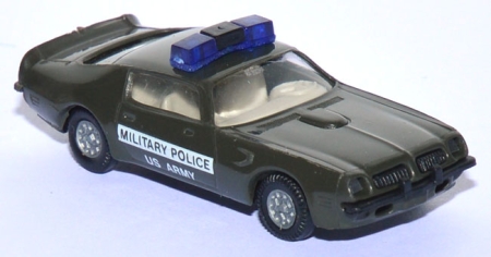 Pontiac Firebird Transam Military Police US Army