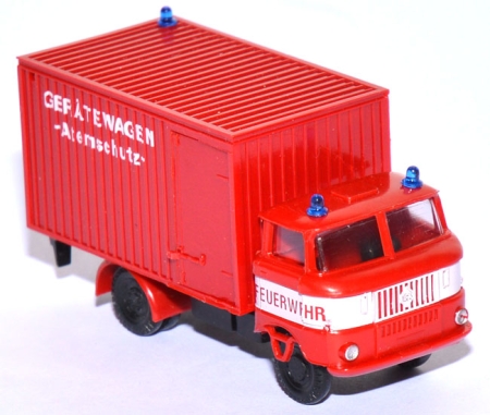 IFA W50 LKW Gerätewagen Atemschutz Gerätekoffer Feuerwehr