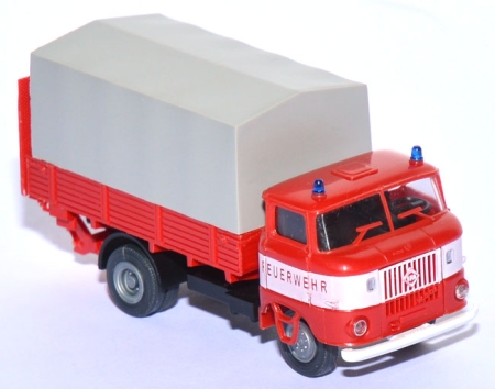 IFA W50 LKW Pritsche Gerätewagen mit Ladebordwand Feuerwehr