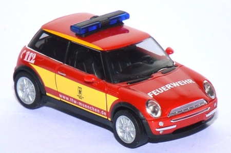 Mini Cooper Feuerwehr München rot