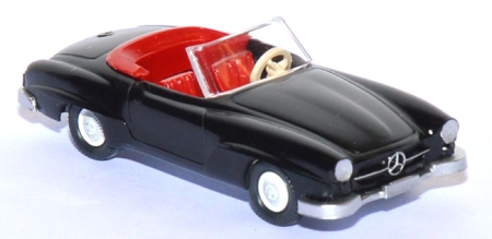 Mercedes-Benz 190 SL Cabriolet offen schwarz