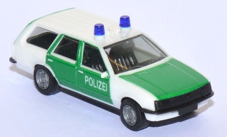 Opel Rekord Caravan Polizei grün