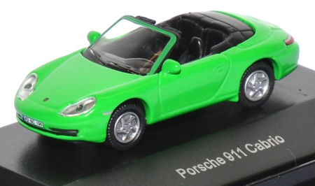 Porsche 911 (996) Cabrio offen grün