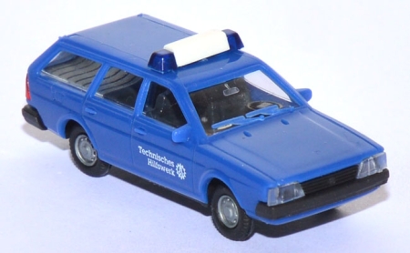 VW Passat B2 Kombi THW blau