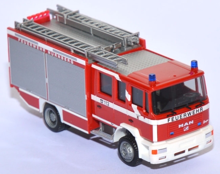 MAN M 2000 Evo LF 20/16 Feuerwehr Nürnberg rot