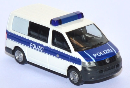 VW T5 Bus Polizei blau