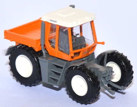 Fendt Xylon Systemschlepper mit Pritsche orangegelb