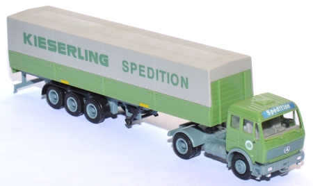 Mercedes-​Benz NG 1632 Pritschensattelzug EKB Kieserling Spedition