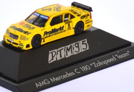 Mercedes-Benz C 180 Zakspeed Team DTM 1995 ProMarkt Kurt Thiim #6 gelb