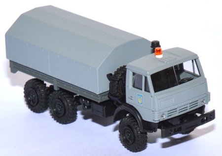 Kamaz 5320 Pritschen-LKW Streitkräfte Ukraine grau