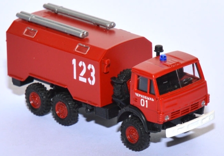 Kamaz 5320 Koffer-LKW Feuerwehr Tschernobyl 123 rot