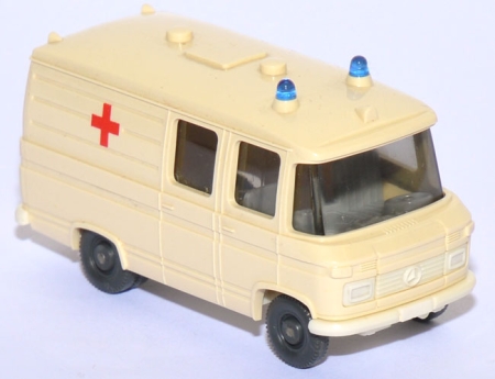 Mercedes-​Benz L 406 RTW Rotes Kreuz creme