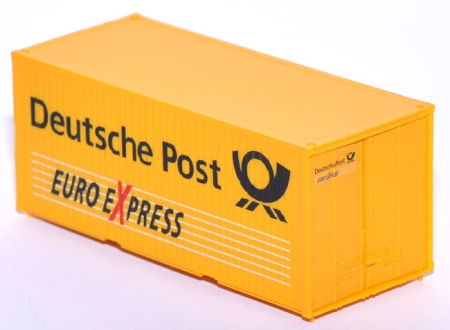 Container 20 ft. Deutsche Post Euro Express gelb