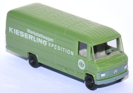 Mercedes-​Benz 508 D Kasten Kieserling grün